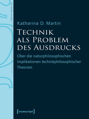 cover image of Technik als Problem des Ausdrucks